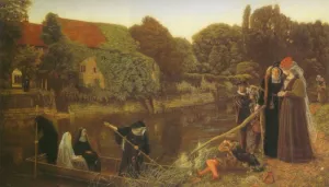 The Convent Boat by Arthur Hoeber Oil Painting