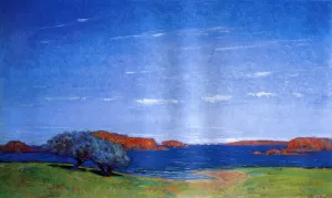 A Bright Sky with a Breeze by Arthur Wesley Dow Oil Painting