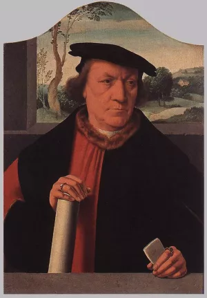 Burgomaster Arnold von Brauweiler by Barthel Bruyn Oil Painting