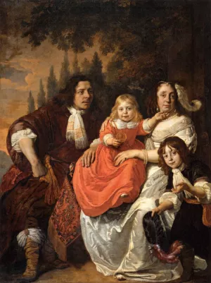 The Reepmaker Family of Amsterdam by Bartholomeus Van Der Helst Oil Painting