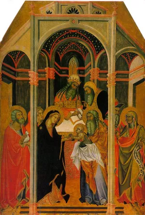 The Presentation in the Temple by Bartolo Di Fredi Oil Painting