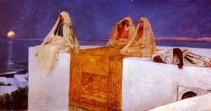 Arabian Nights by Benjamin Jean Joseph Constant Oil Painting