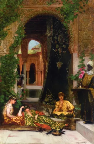 Harem Women by Benjamin Jean Joseph Constant Oil Painting