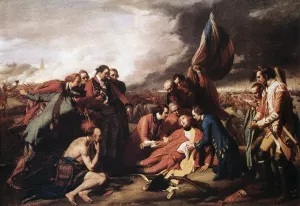 The Death of General Wolfe by Benjamin West Oil Painting