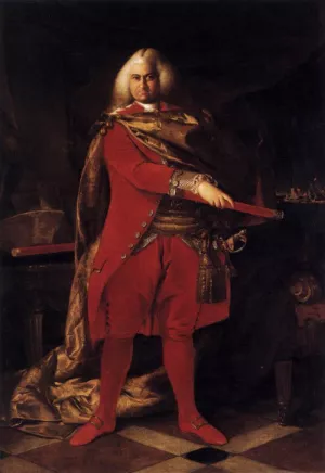 Portrait of the Nobleman Francesco Falier by Bernardino Castelli Oil Painting