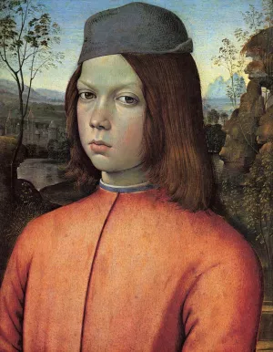 Portrait of a Boy by Bernardino Pinturicchio Oil Painting