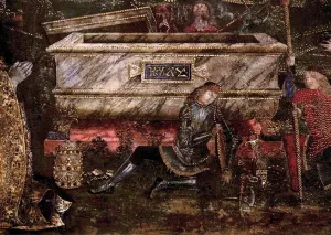The Resurrection Lower Center View by Bernardino Pinturicchio Oil Painting