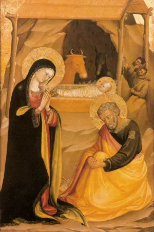 The Nativity by Bicci Di Lorenzo Oil Painting