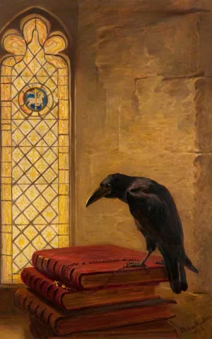 A Saint, from the 'Jackdaw of Rheims' by Briton Riviere Oil Painting