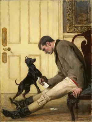 Jilted by Briton Riviere Oil Painting