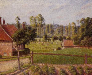 A Meadow in Eragny by Camille Pissarro Oil Painting