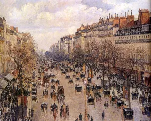 Boulevard Montmarte by Camille Pissarro Oil Painting