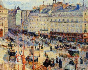 Place du Havre, Paris by Camille Pissarro Oil Painting