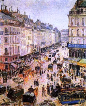 Rue Saint-Lazare by Camille Pissarro Oil Painting