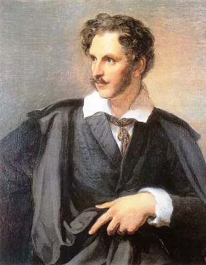 Portrait of August Grahl von Vincenzo Camuccini by Vincenzo Camuccini Oil Painting