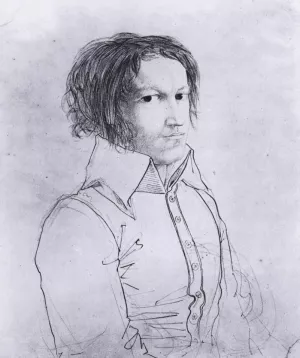 Portrait of Heinrich Karl Hofmann by Carl Philipp Fohr Oil Painting