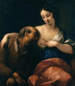 Roman Charity by Carlo Francesco Nuvolone Oil Painting
