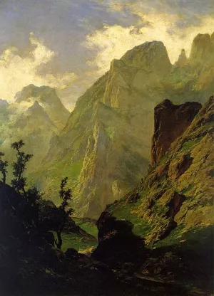 Picos de Europa by Carlos De Haes Oil Painting
