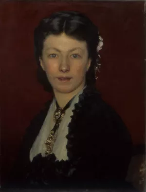 Portrait de Mme Neyt by Charles Auguste Emile Durand Oil Painting