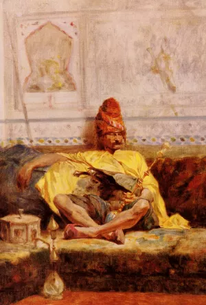 Bashi-Bazouk Assis by Charles Bargue Oil Painting