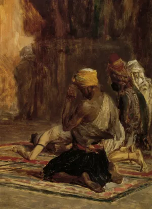 Prayer in a Mosque by Charles Bargue Oil Painting