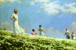 Summer by Charles Curran Oil Painting