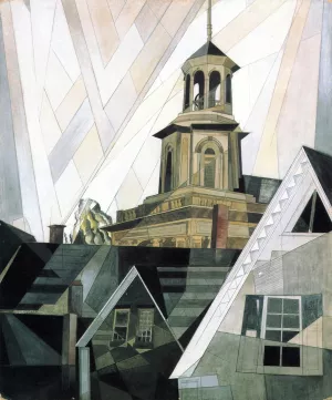 After Sir Christopher Wren by Charles Demuth Oil Painting