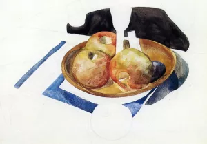 Apples and the Arts by Charles Demuth Oil Painting