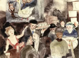 At the Golden Swan: Sometimes Called 'Hell Hole' by Charles Demuth Oil Painting