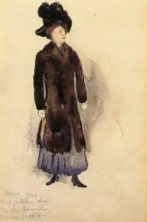 Aunt Ellen by Charles Demuth Oil Painting