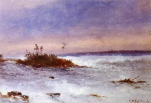 Choppy Water, Possibly Niagara, New York by Charles Henry Gifford Oil Painting