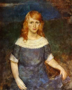Maureen by Charles W. Hawthorne Oil Painting