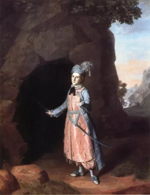 Nancy Hallam as Fidele in Shakespeare's Cymbeline by Charles Willson Peale Oil Painting