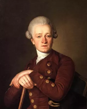 Portrait of Anton Franz de Paula, Count Lamberg-Sprinzenstein by Christian Kollonitsch Oil Painting
