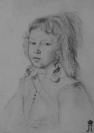 Portrait of Louis XIV as a Child by Claude Mellan Oil Painting