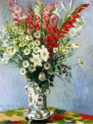 Daisies Oil painting by Claude Monet