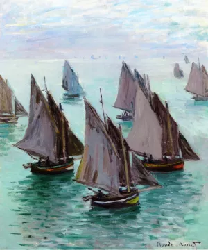 Fishing Boats, Calm Weather by Claude Monet Oil Painting