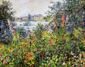 Flowers at Vetheuil by Claude Monet Oil Painting