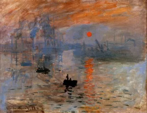 Impression, Sunrise Oil painting by Claude Monet