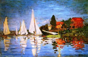 Regatta at Argenteuil II by Claude Monet Oil Painting
