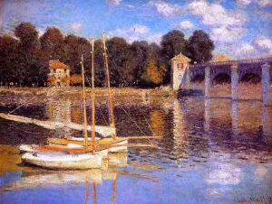 The Bridge at Argenteuil Oil painting by Claude Monet