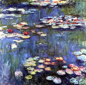 Water-Lilies 18 Oil Painting by Claude Monet - Bestsellers