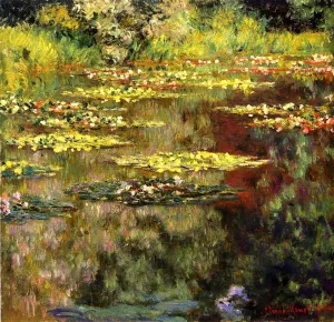 Water-Lilies 55 Oil painting by Claude Monet