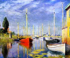 Yachts at Argenteuil by Claude Monet Oil Painting