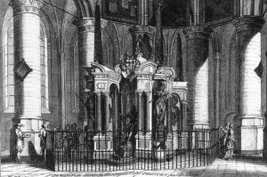 The Tomb of William the Silent in the Nieuwe Kerk, Delft by Coenraet Decker Oil Painting