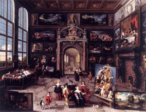 Gallery of a Collector by Cornelis De Baellieur Oil Painting