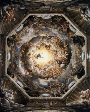 Assumption of the Virgin by Correggio Oil Painting