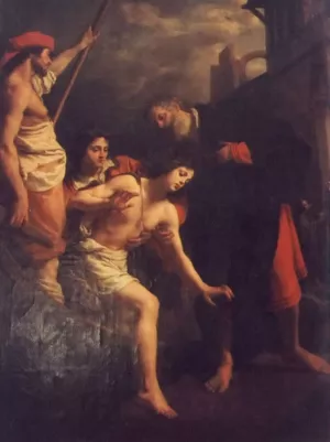 The Hospitality of Saint Julian by Cristofano Allori Oil Painting