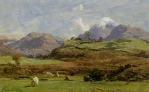 Glenorchys Proud Mountain by David Farquharson Oil Painting