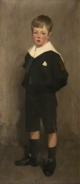 A Boy by David Gauld Oil Painting